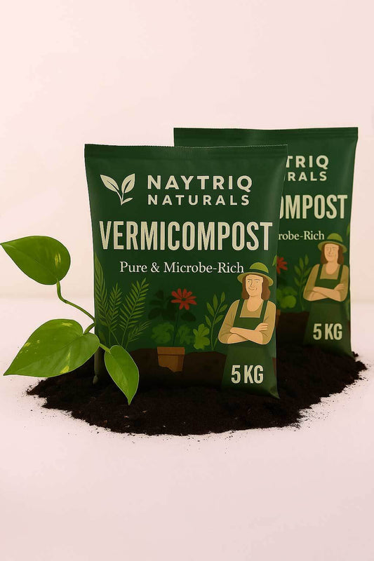 Naytriq Vermicompost – Premium Soil Booster & Plant Health Promoter